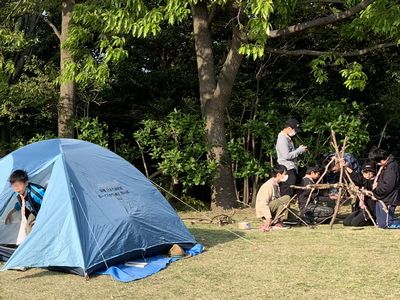 4月活動「隊;ウェルカムキャンプ」 タチカマド