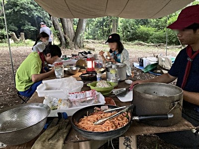 キャンプ飯